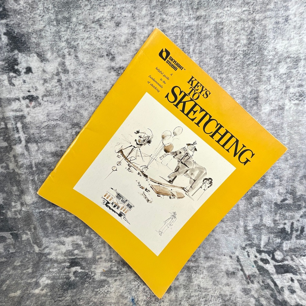 Keys to Sketching Art Instruction 1972 American Greetings Book